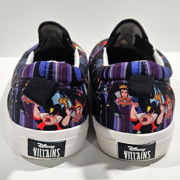 Ground Up Disney Villains Slip-On Shoes Women’s Size 9 Maleficent Ursula Queen - Picture 4 of 8